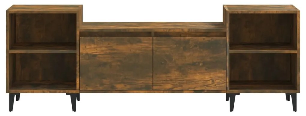 Móvel de TV 160x35x55 cm derivados de madeira carvalho fumado