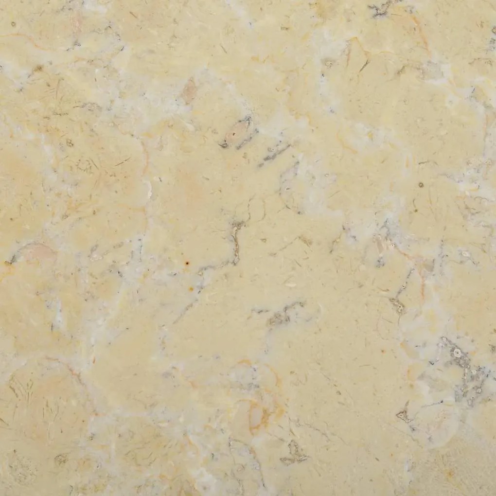 Tampo de mesa Ø40x2,5 cm mármore cor creme