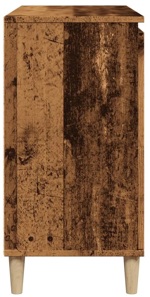 Aparador 102x35x70 cm derivados de madeira madeira velha