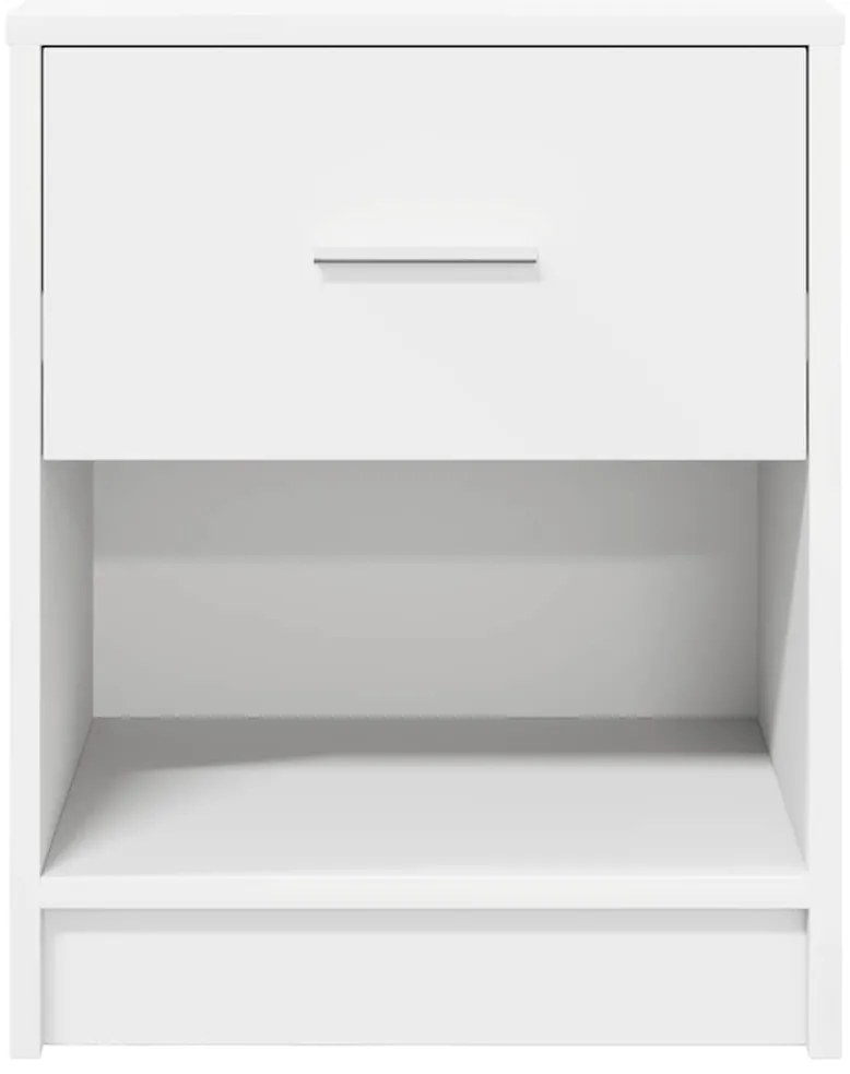 Mesa de cabeceira com gaveta 40x34x50 cm branco
