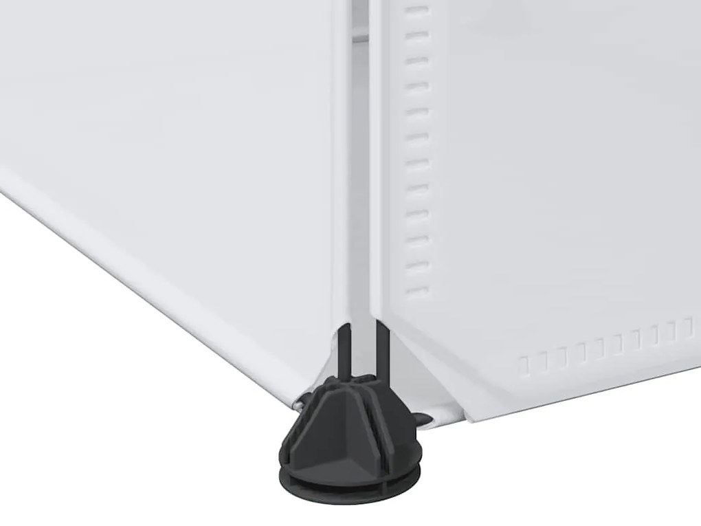 Armário plástico modular 9 gavetas 109x36,5x143 cm branco