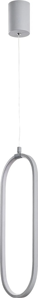 Candeeiro de Teto Can – Cinzento – 17 x 60-110 x 10 cm
