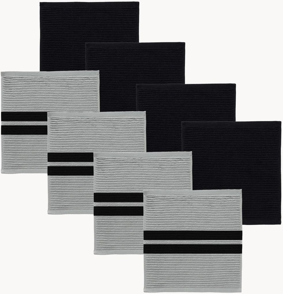 Panos de cozinha pequenos Baxter & Basic, conjunto de 8