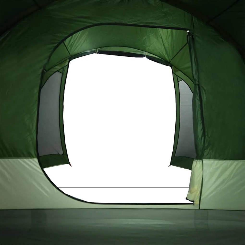 Tenda familiar para 6 pessoas impermeável verde