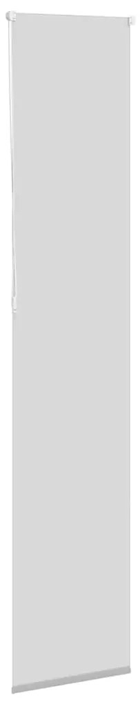 Persiana de enrolar 50x230 cm largura tecido 45,7 cm poliéster