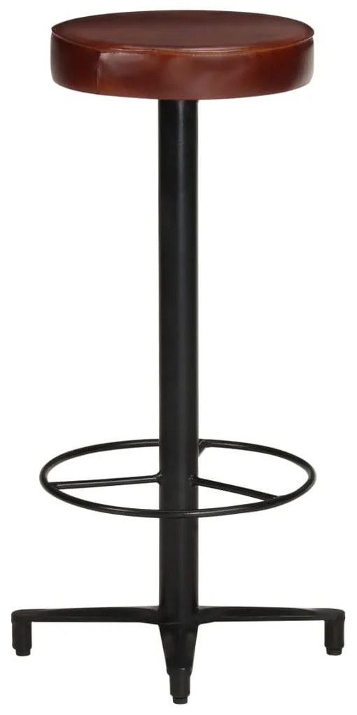 Bancos de bar 2 pcs 76 cm couro genuíno