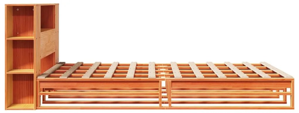 Cama com estante sem colchão 120x190 cm madeira maciça