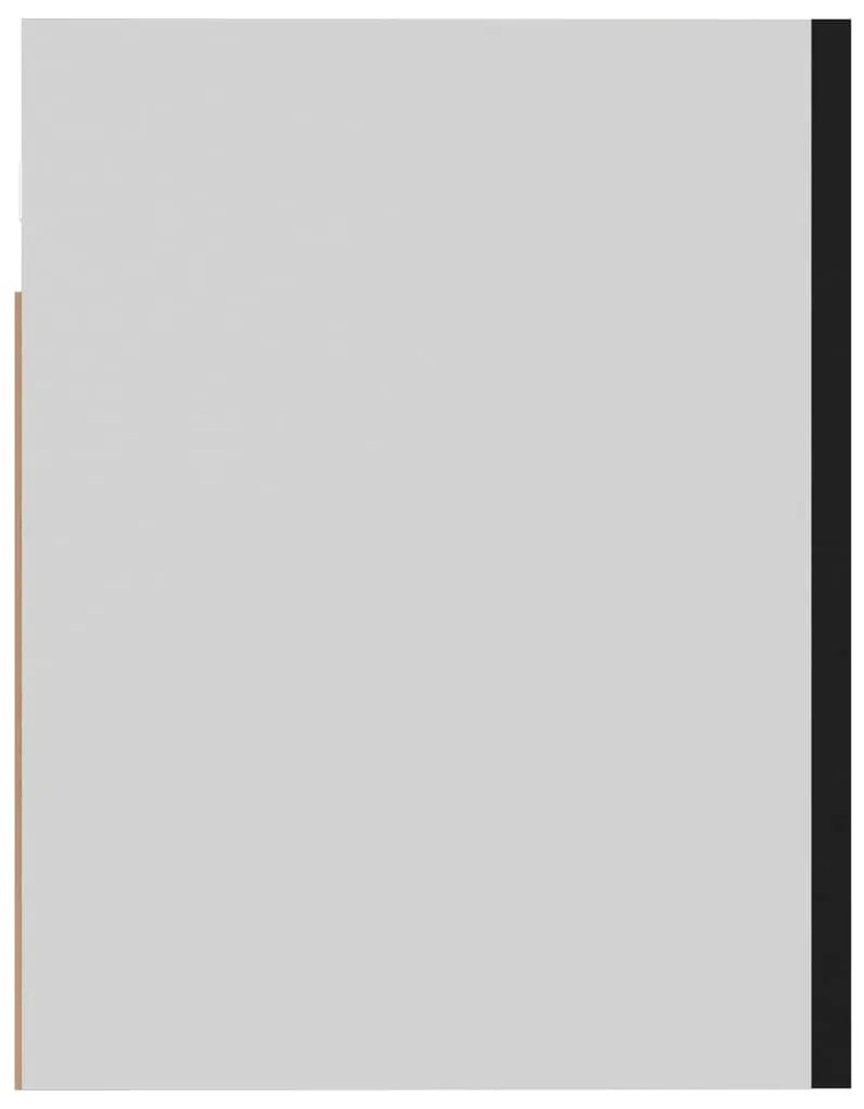Armário de parede “Lyon” 60x31x40 cm derivados de madeira preto