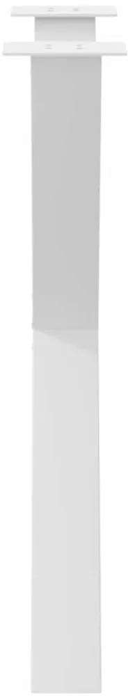 Pés para mesa de jantar em formato de X, 3 peças, branco, 70x(72-73) c