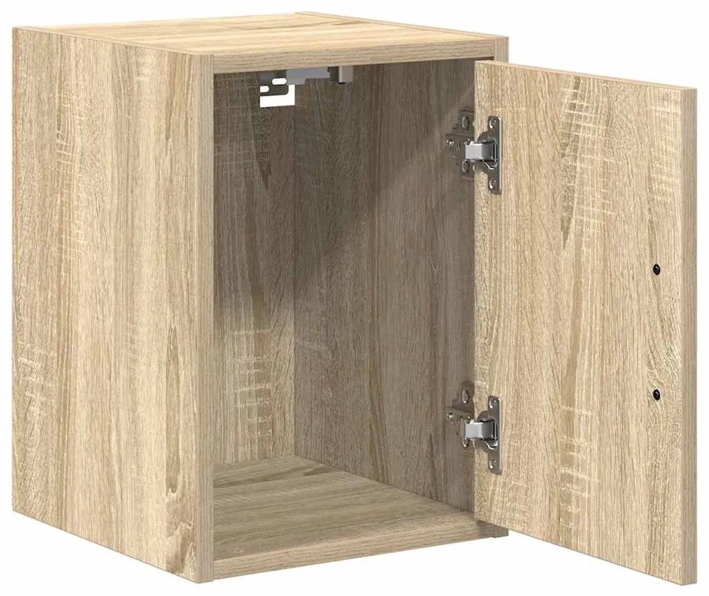 Armários de parede para garagem 2pcs derivados de madeira