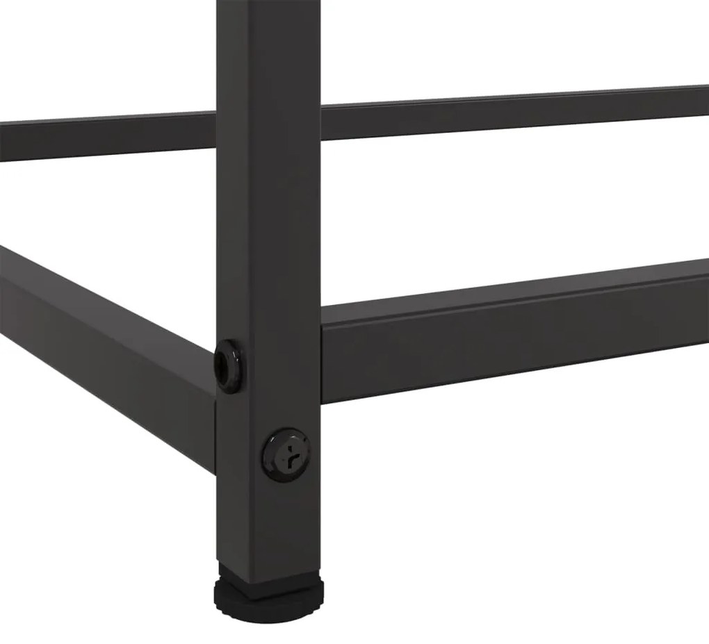 Aparador 100,5x39x107 cm aço preto