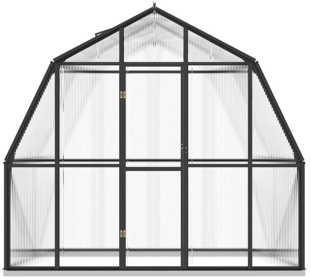 Estufa GreenHouse com Base - 3,3 m² - Estrutura em Aluminio e Aço