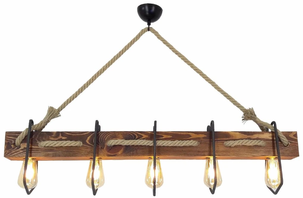 Chandelier Demir – Walnut – 100 x 16 x 72 cm