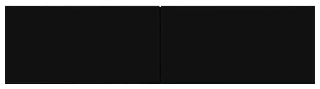 Móvel de TV 120x30x30 cm derivados de madeira preto
