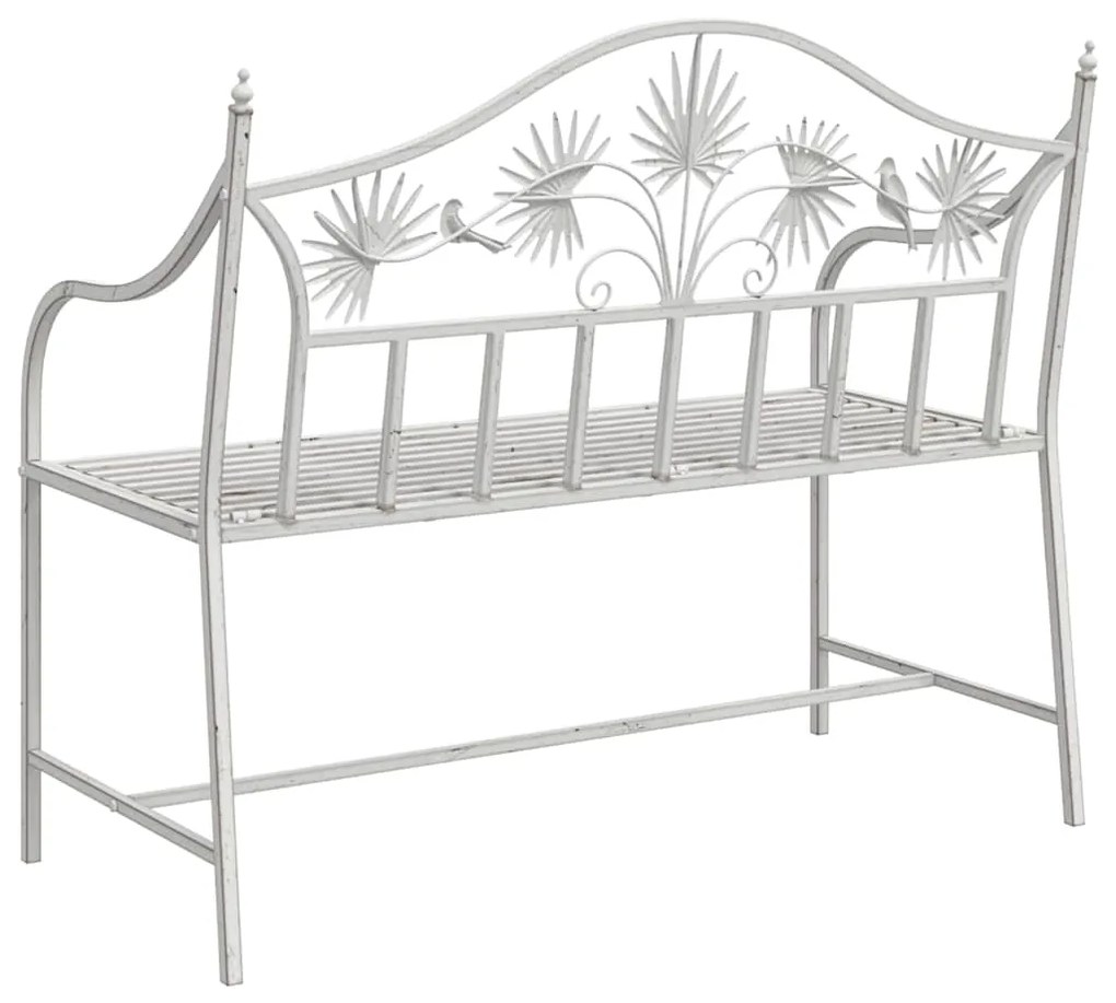 Banco Branco Metal 104 x 52.5 x 89 cm Feito para Durar