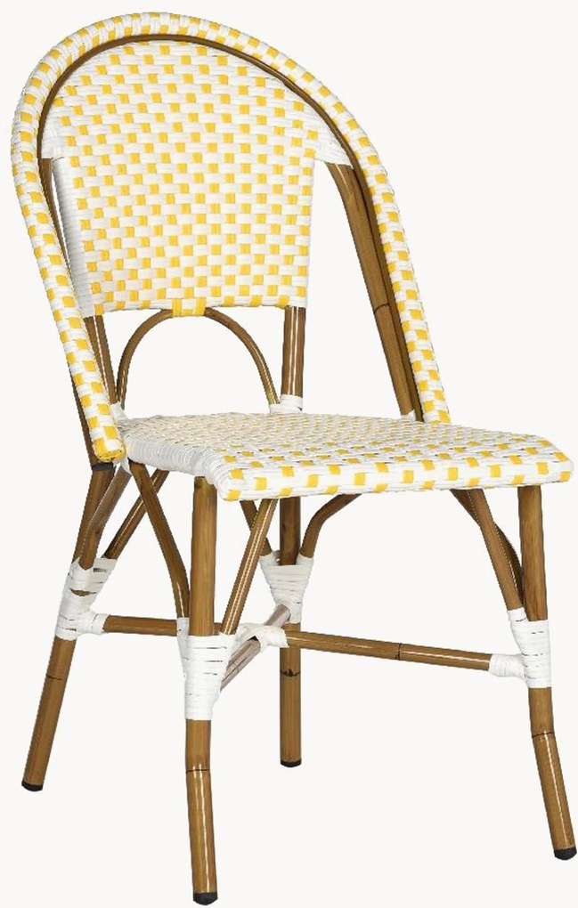 Cadeiras de jantar de jardim empilháveis Salcha, conjunto de 2