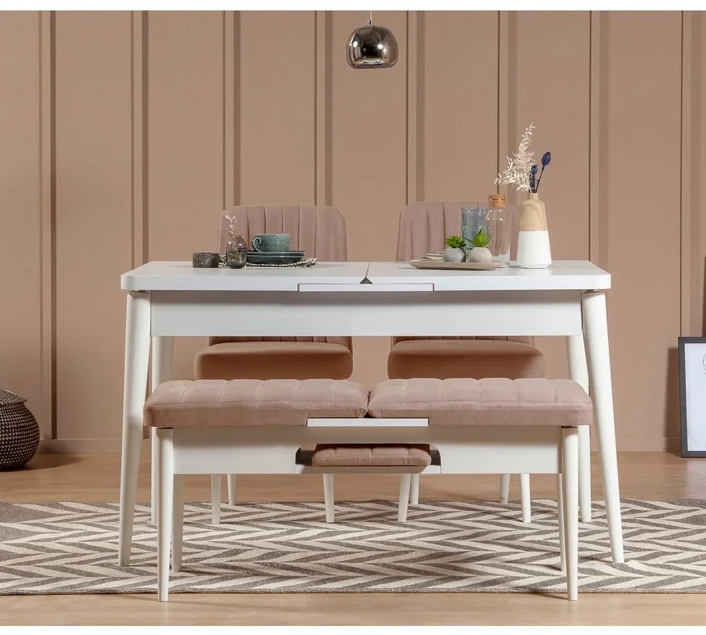 Banco Vina – Branco – 110 cm x 46 cm x 40 cm