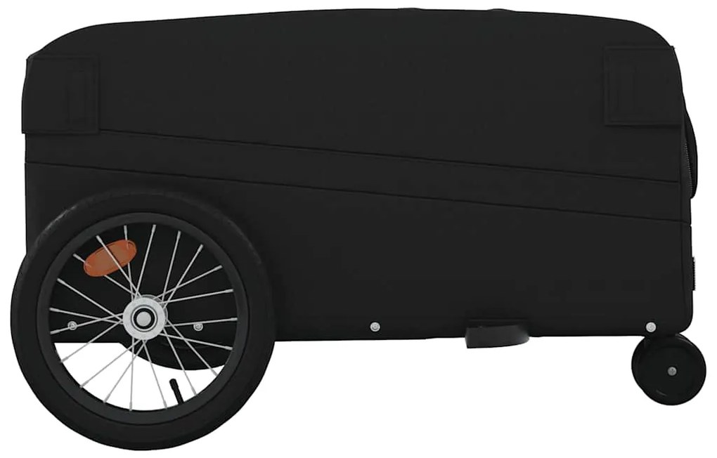 Reboque para bicicleta 45 kg ferro preto