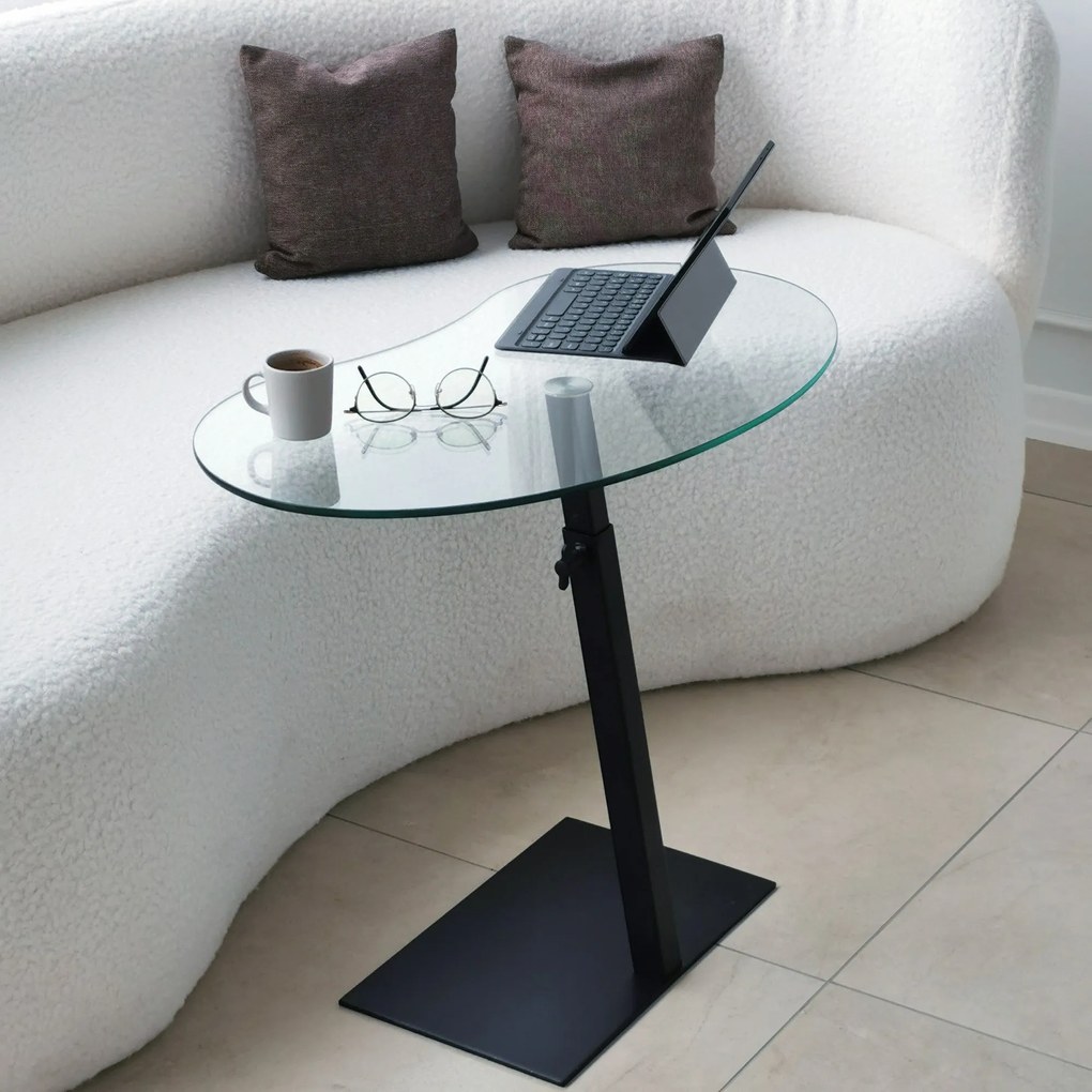 Mesa de Café Fagioli - Preta - 70cm x 75cm x 40cm