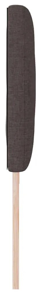 Cabeceira Design de Blocos de Diamante Marrom Escuro, 200 cm, Tecido