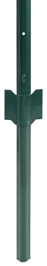 Cerca 20x1,5 m aço verde