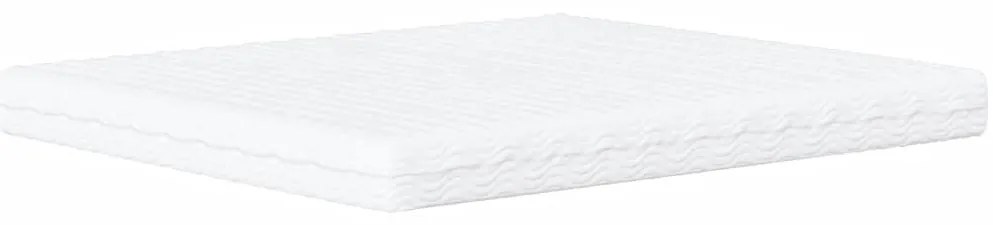 Cama com colchão 160x200 cm veludo cinzento-claro