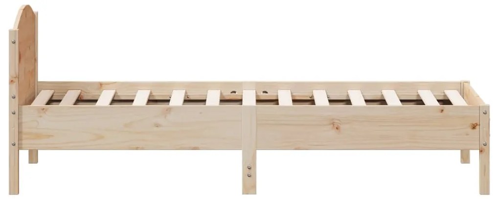 Cama sem colchão 90x190 cm madeira de pinho maciça
