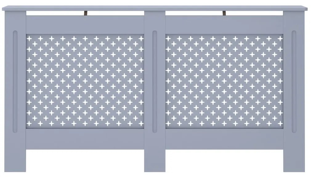 Cobertura de radiador 152x19x81,5 cm MDF antracite
