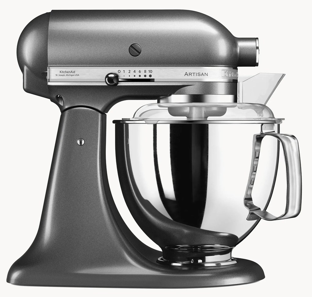 Batedeira com cabeça inclinável Artisan, 4,8 L, conjunto de 8