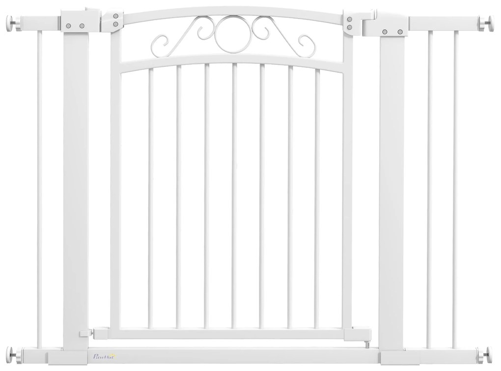 PawHut Barreira de Segurança para Cães Extensível 76-102 cm Barreira p