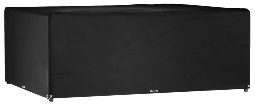 319305 vidaXL Capa p/ mobiliário de jardim 16 ilhós 278x204x105 cm retangular
