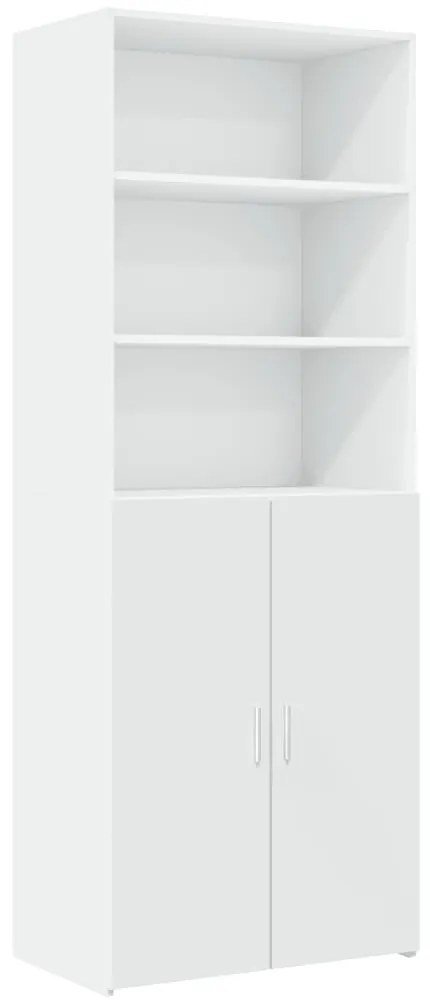 Armário de arrumação 70x42,5x225 cm derivados de madeira branco