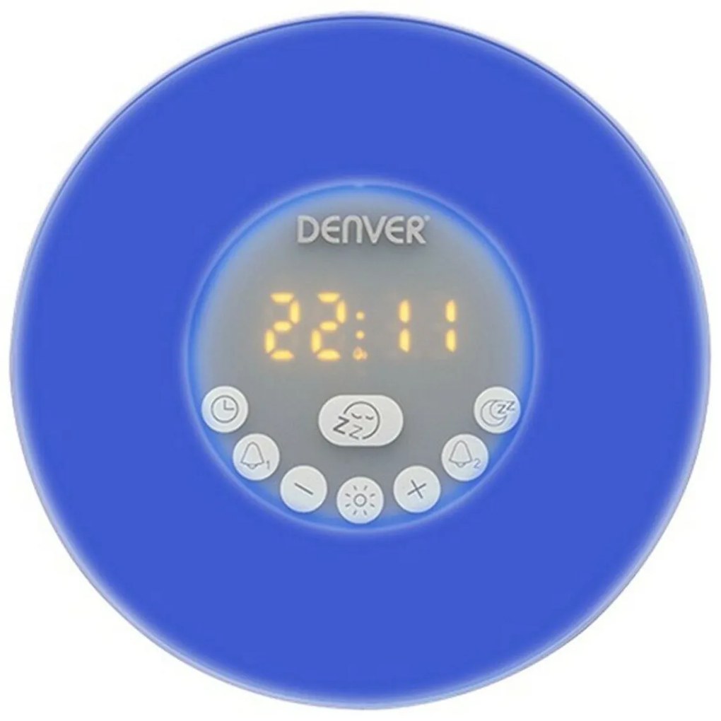 Rádio Despertador Denver Electronics 111131010010 FM Bluetooth LED