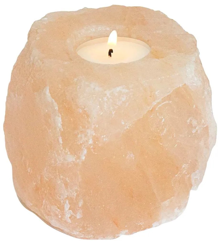 Suporte para Vela de Sal 4 pcs 4 kg Rosa