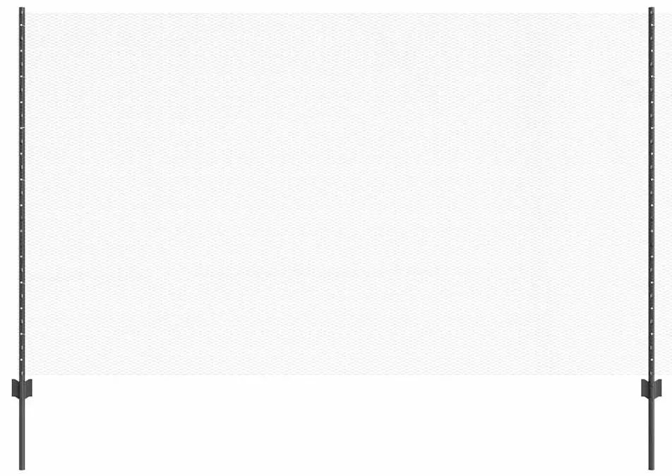 Postes de Cerca vidaXL 22 pcs U-Channel Cinza 140 cm Aço