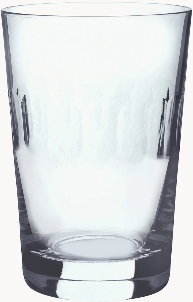 Copos em cristal artesanal Lens, conjunto de 6