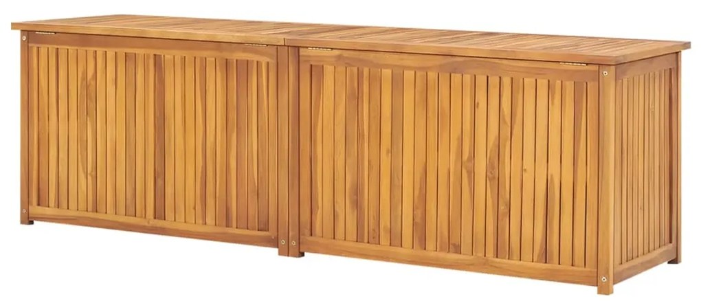 Caixa para jardim 175x50x55 cm madeira de teca maciça