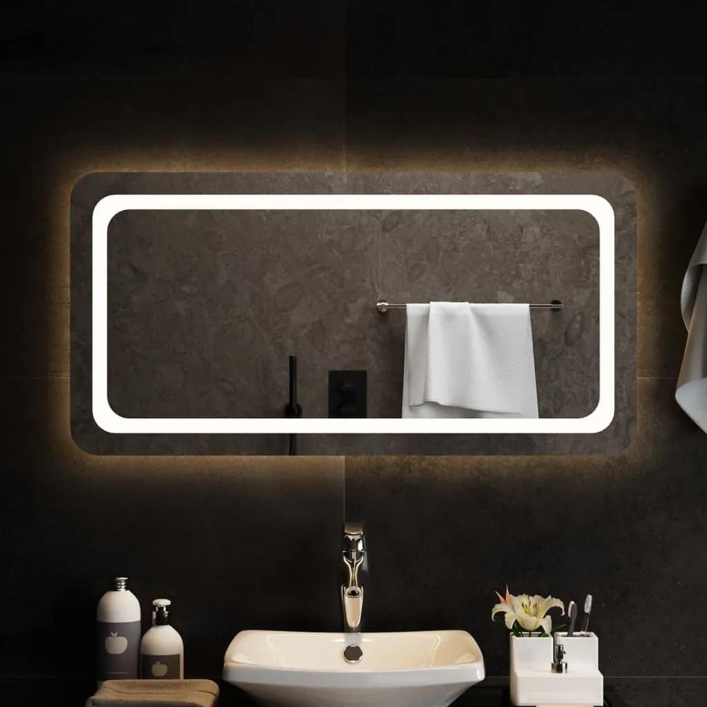 151792 vidaXL Espelho de casa de banho com luzes LED 100x50 cm