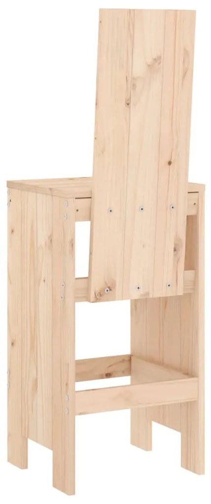 Cadeiras de bar 2 pcs 40x42x120 cm madeira de pinho maciça