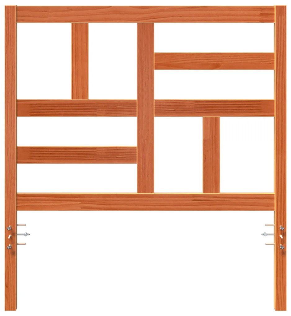 Cabeceira de Cama com cabeceira Castanho-mel 105.5 x 4 x 104 cm