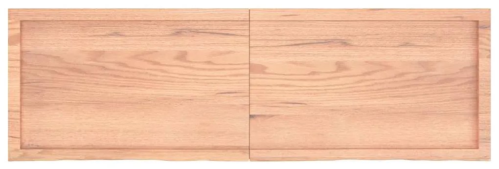 Prateleira de parede 160x50x(2-6) cm carvalho tratado castanho