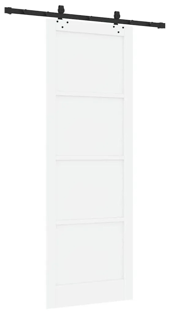 Porta Deslizante vidaXL com Conjunto de Hardware 'ORKDAL'Madeira Sólid