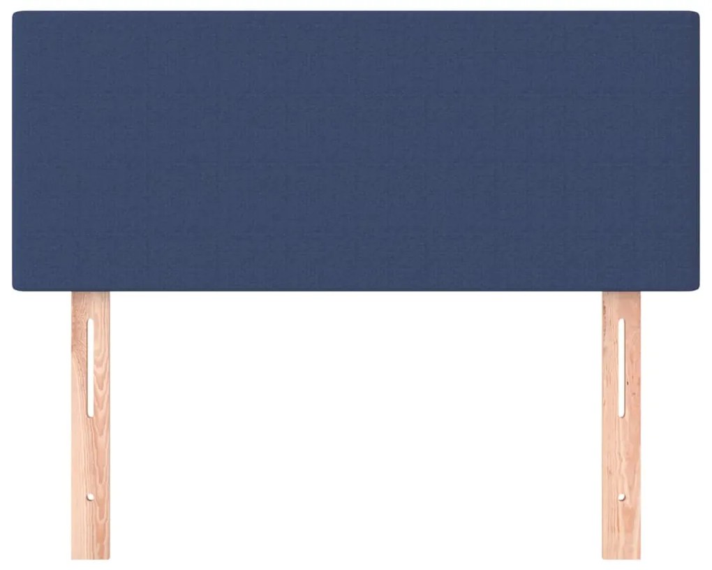 Cabeceira de cama tecido 80x5x78/88 cm azul