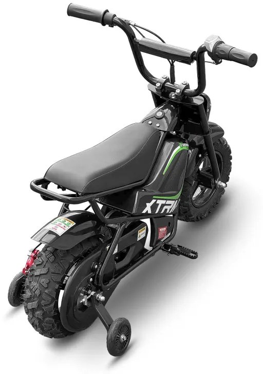 Mini Mota elétrica para crianças Bateria 250W E.SUPERBIKE C/Limitador velocidade Verde