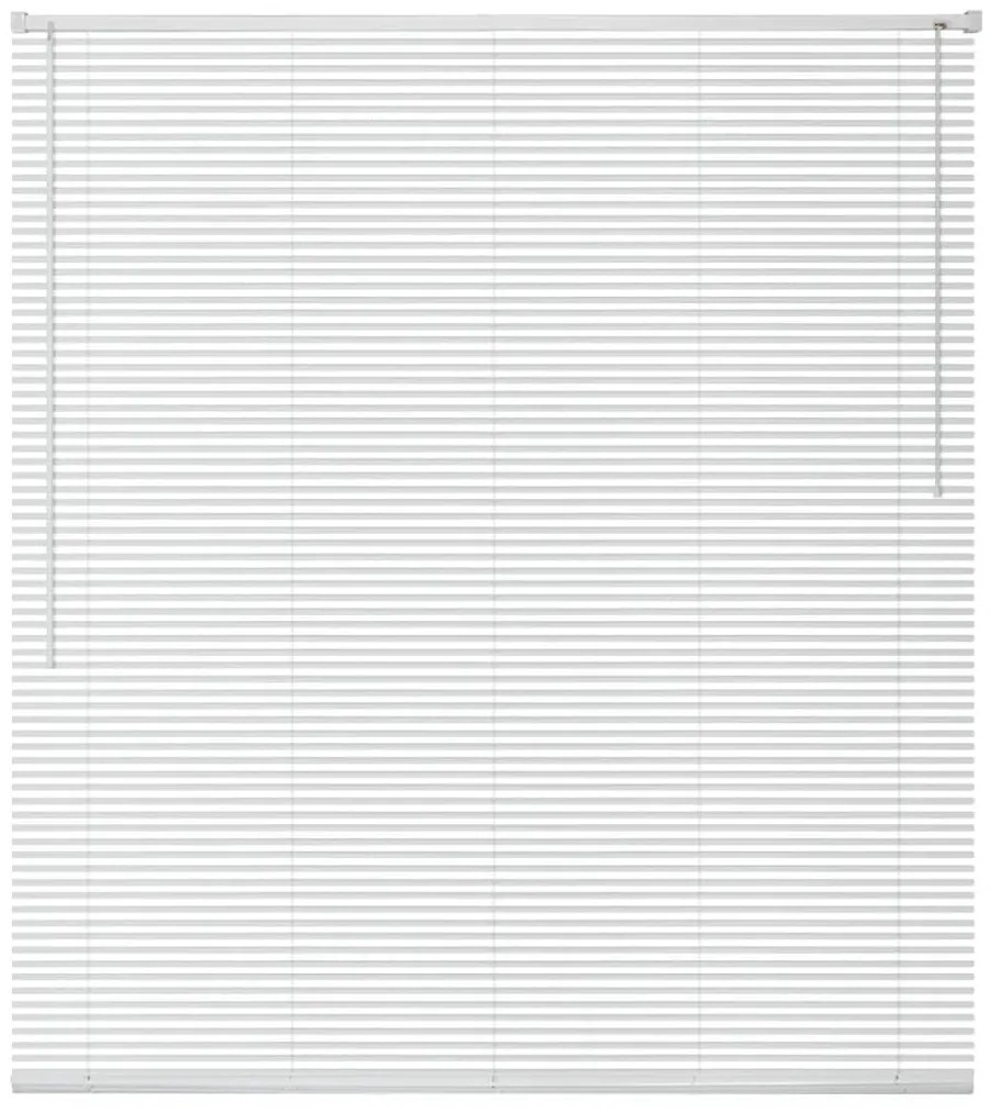 vidaXL Persianas em alumínio 160x220 cm branco