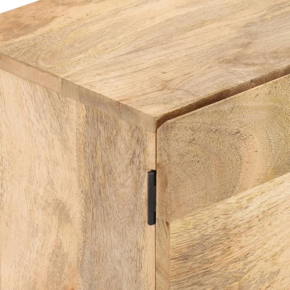 Mesa de cabeceira 40x30x51 cm madeira de mangueira maciça