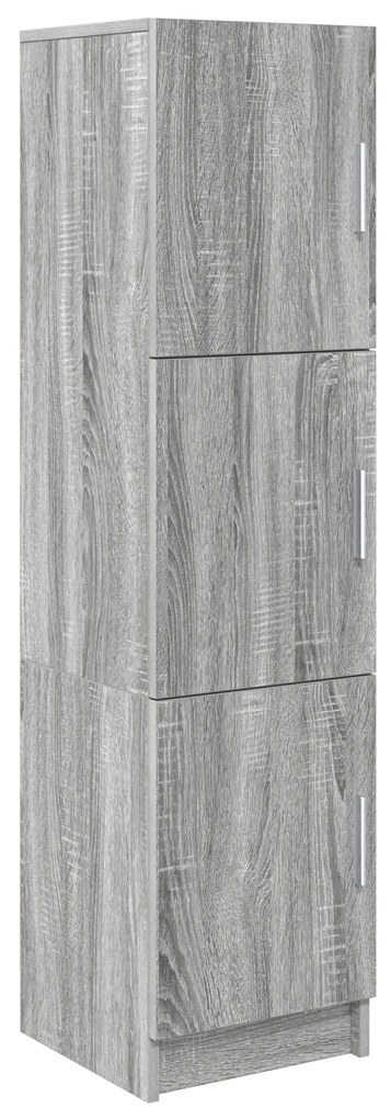 Escrivaninha com Armazenamento Cinza Sonoma Madeira Derivada