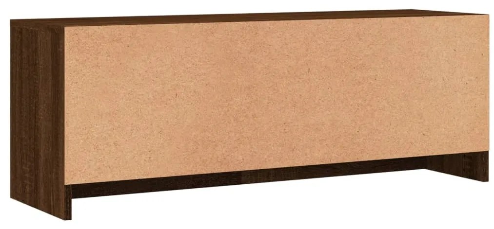 Móvel para TV 102x30x37,5cm derivados madeira carvalho castanho