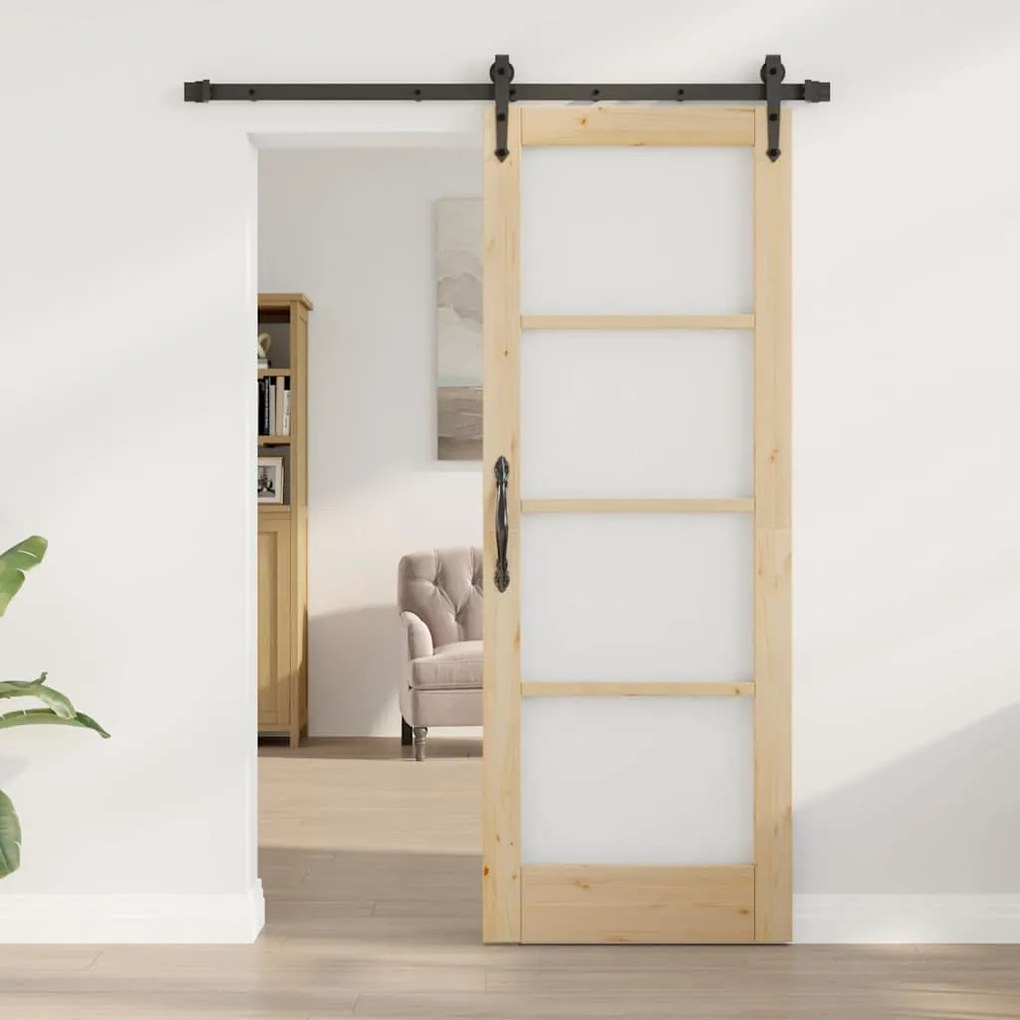 Porta Deslizante vidaXL com Kit de Ferragens 'ORKDAL'73.5 x 198.5 cm