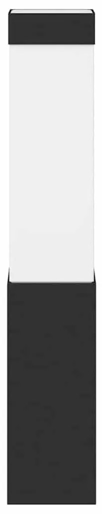 Luzes de Parede 2 pcs Preto Aço Inoxidável IP44